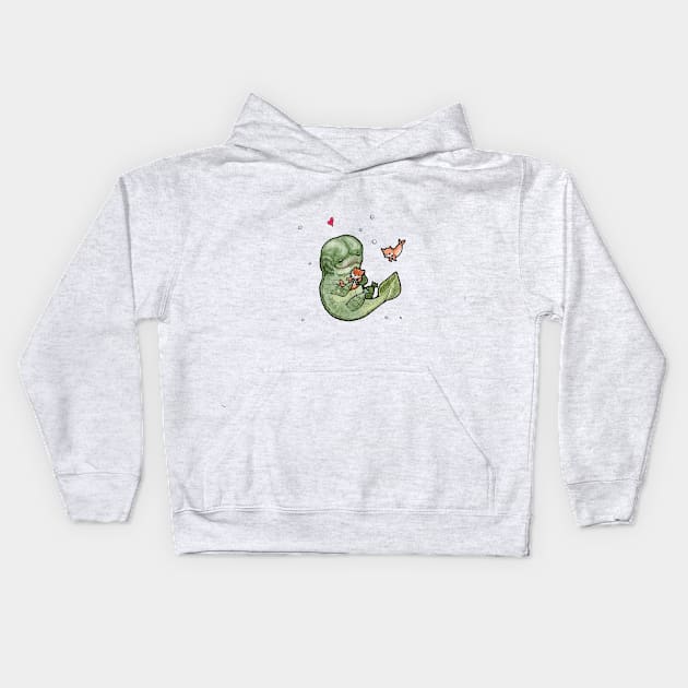 Creature From the Black Lagoon Kids Hoodie by UntidyVenus